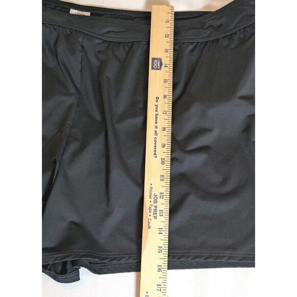 LAND'S END Black Swimwear Bottoms Lined Board Shorts Size 26W - Picture 7 of 8